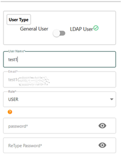 Entering User Name and password | Zmanda